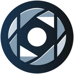 Origamilab logo representing a O and a L with two printing nozzles